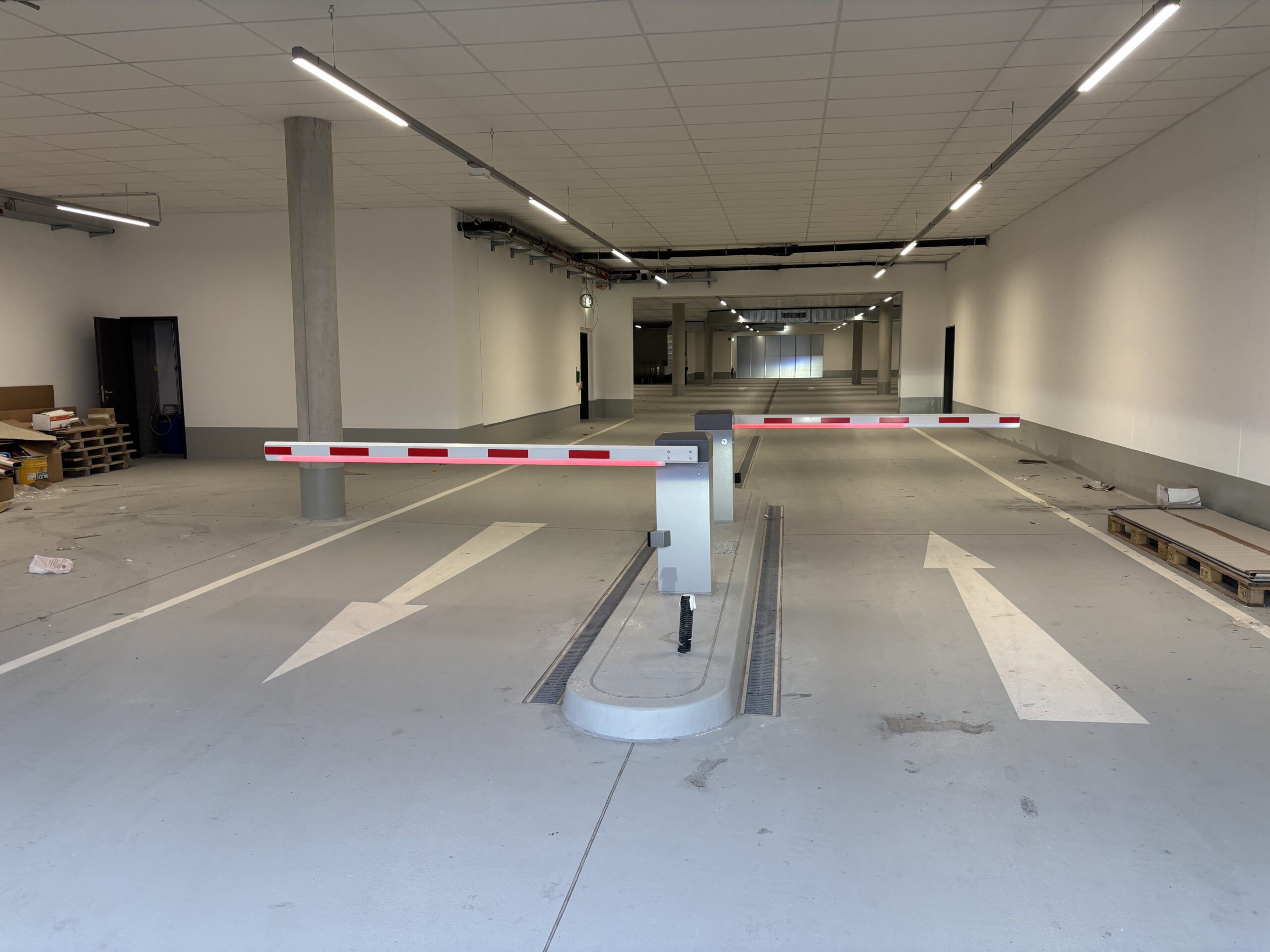 Zufahrt mit Kennzeichenerkennung im Einsatz